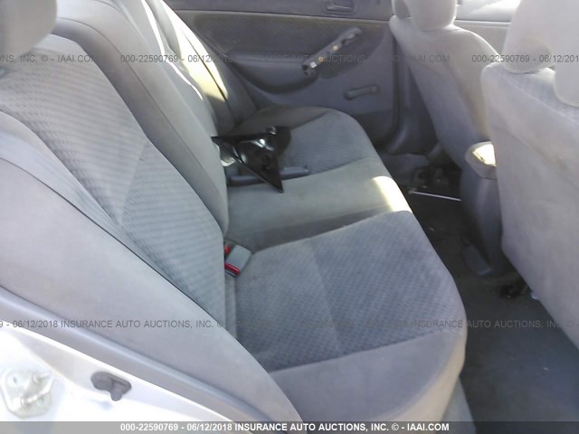 2HGES16344H574529 - 2004 HONDA CIVIC DX VP ვერცხლისფერი ფოტო 8