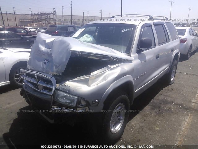 1B4HS28Z9XF642202 - 1999 DODGE DURANGO SILVER photo 2