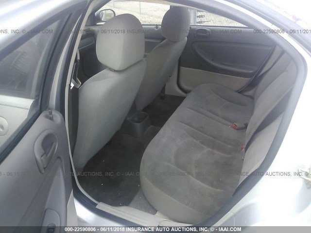 1B3EL46X66N133111 - 2006 DODGE STRATUS SXT GRAY photo 8