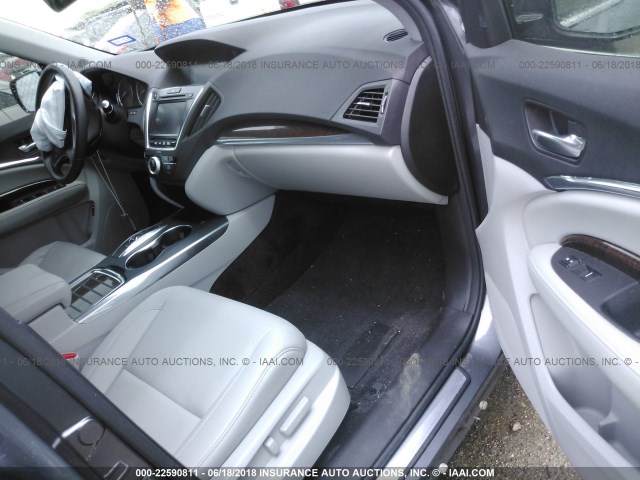 5FRYD3H54HB005383 - 2017 ACURA MDX TECHNOLOGY GRAY photo 5