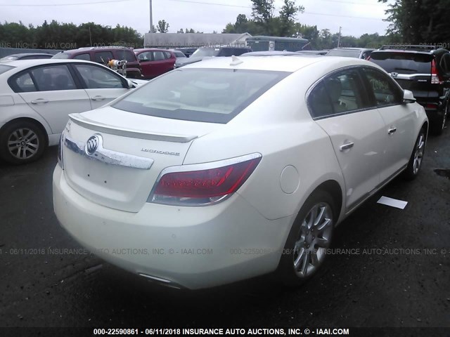 1G4GJ5G34DF314225 - 2013 BUICK LACROSSE TOURING WHITE photo 4