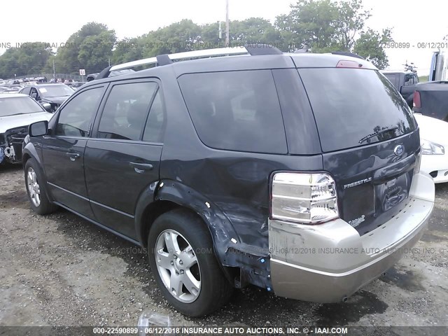 1FMDK03117GA37250 - 2007 FORD FREESTYLE LIMITED BLACK photo 3