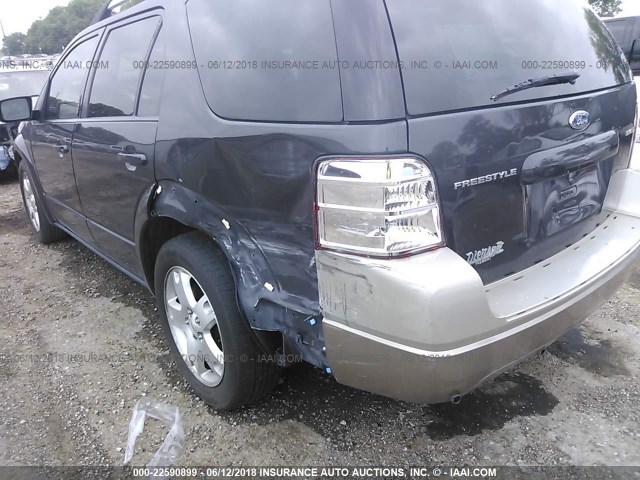 1FMDK03117GA37250 - 2007 FORD FREESTYLE LIMITED BLACK photo 6