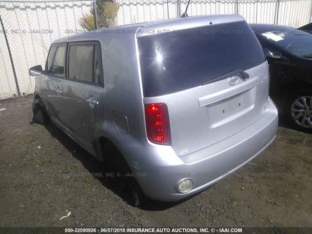 JTLZE4FEXA1101727 - 2010 TOYOTA SCION XB ვერცხლისფერი ფოტო 3