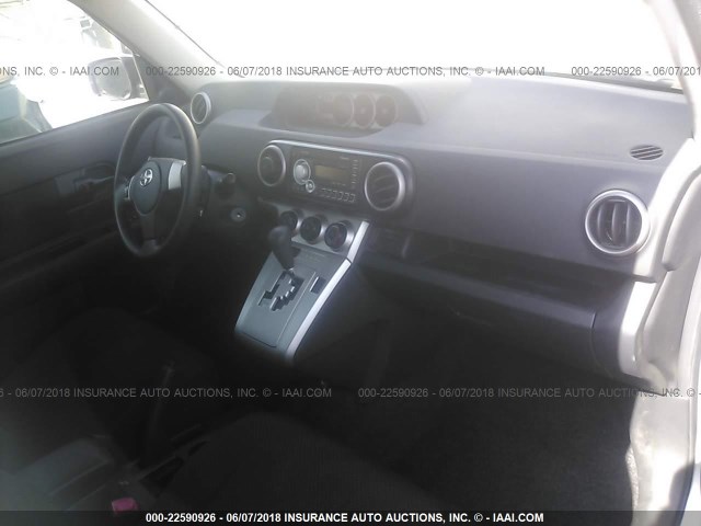 JTLZE4FEXA1101727 - 2010 TOYOTA SCION XB ვერცხლისფერი ფოტო 5
