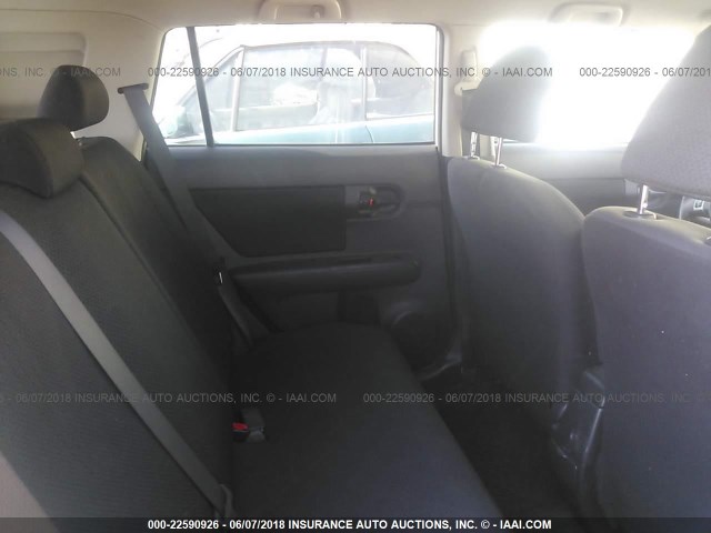 JTLZE4FEXA1101727 - 2010 TOYOTA SCION XB ვერცხლისფერი ფოტო 8