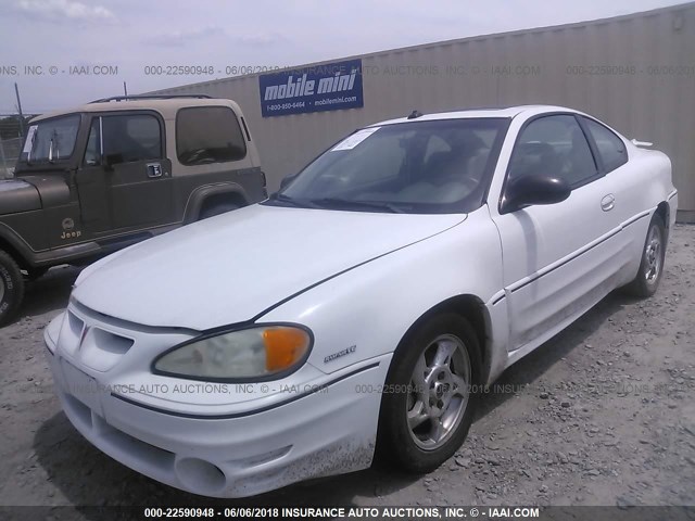 1G2NV12E75M133543 - 2005 PONTIAC GRAND AM GT1 WHITE photo 2