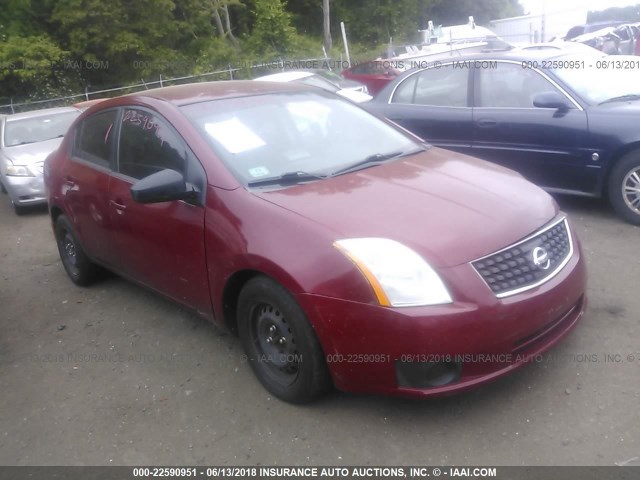 3N1AB61E27L705524 - 2007 NISSAN SENTRA 2.0/2.0S/2.0SL RED photo 1