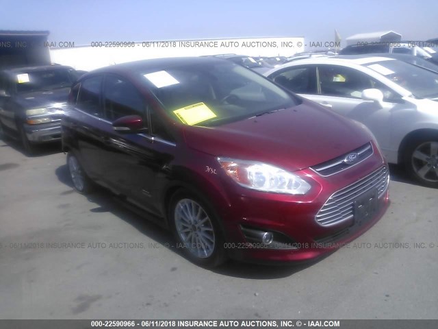 1FADP5CU5EL503737 - 2014 FORD C-MAX PREMIUM RED photo 1