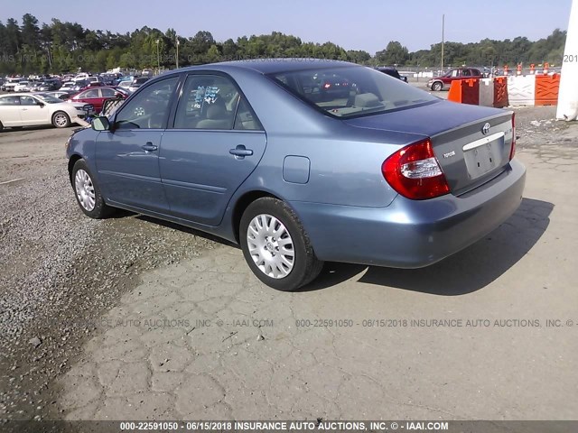 4T1BE32K04U924085 - 2004 TOYOTA CAMRY LE/XLE/SE 蓝色 照片 3