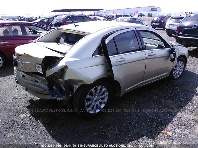 1C3CC5FB7AN148407 - 2010 CHRYSLER SEBRING LIMITED GOLD photo 4