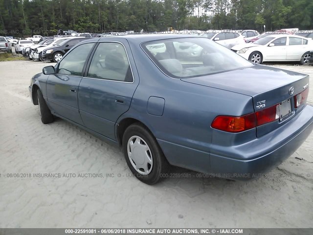 4T1BG22K7YU762241 - 2000 TOYOTA CAMRY CE/LE/XLE BLUE photo 3