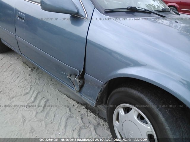 4T1BG22K7YU762241 - 2000 TOYOTA CAMRY CE/LE/XLE BLUE photo 6
