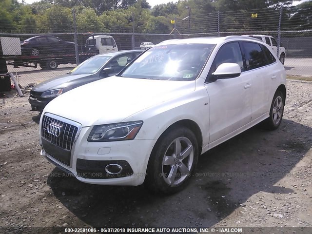 WA1DKAFPXBA073891 - 2011 AUDI Q5 PREMIUM PLUS WHITE photo 2