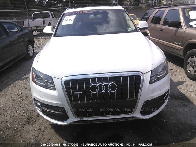 WA1DKAFPXBA073891 - 2011 AUDI Q5 PREMIUM PLUS WHITE photo 6