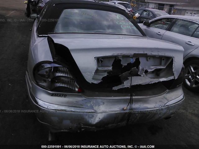 1LNHM97V9YY909151 - 2000 LINCOLN CONTINENTAL  Srebrny zdjęcie 6