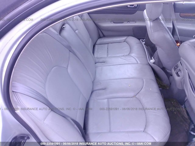 1LNHM97V9YY909151 - 2000 LINCOLN CONTINENTAL  Srebrny zdjęcie 8