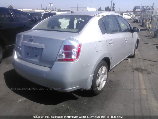 3N1AB61E18L675109 - 2008 NISSAN SENTRA 2.0/2.0S/2.0SL SILVER photo 4