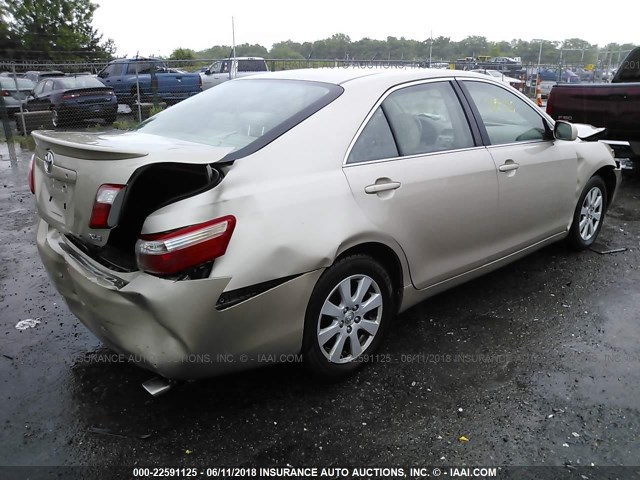 4T1BE46K68U254497 - 2008 TOYOTA CAMRY CE/LE/XLE/SE GOLD photo 4