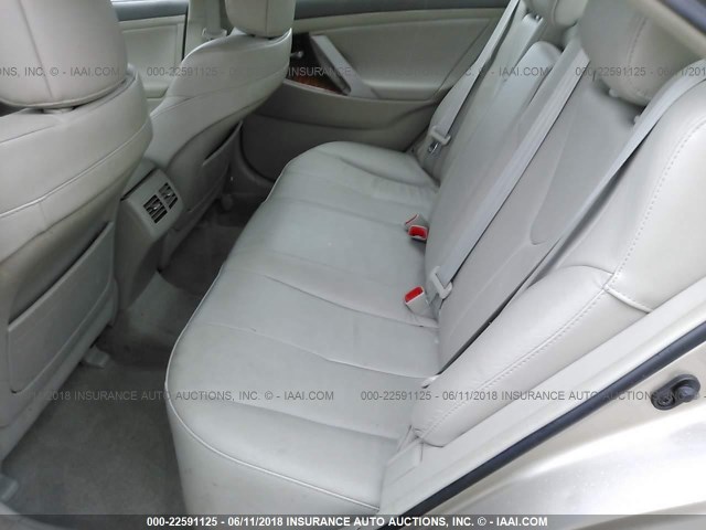 4T1BE46K68U254497 - 2008 TOYOTA CAMRY CE/LE/XLE/SE GOLD photo 8