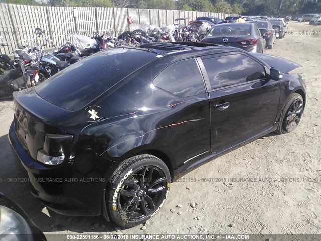 JTKJF5C72B3019622 - 2011 TOYOTA SCION TC 黑色 照片 4