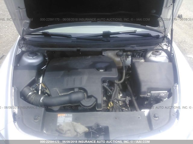 1G1ZB5E07CF240051 - 2012 CHEVROLET MALIBU LS SILVER photo 10