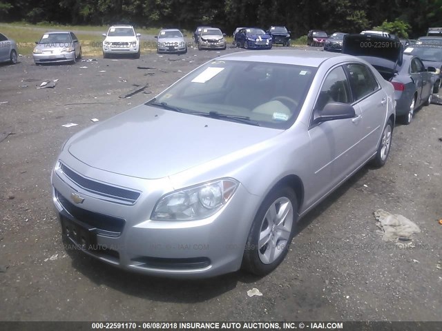 1G1ZB5E07CF240051 - 2012 CHEVROLET MALIBU LS SILVER photo 2
