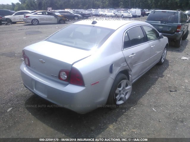 1G1ZB5E07CF240051 - 2012 CHEVROLET MALIBU LS SILVER photo 4