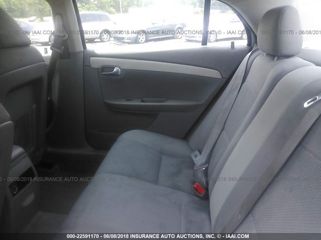 1G1ZB5E07CF240051 - 2012 CHEVROLET MALIBU LS SILVER photo 8