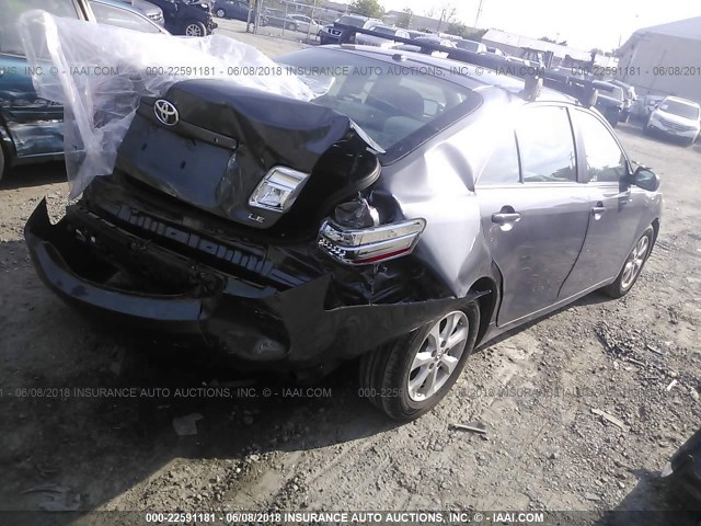 4T4BF3EK6BR172131 - 2011 TOYOTA CAMRY SE/LE/XLE SILVER photo 4