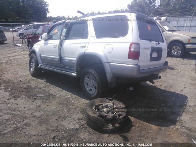 JT3GN87RXY0169560 - 2000 TOYOTA 4RUNNER LIMITED WHITE photo 3