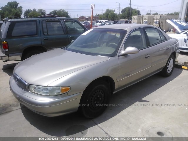 2G4WS52J8Y1345831 - 2000 BUICK CENTURY CUSTOM SILVER photo 2