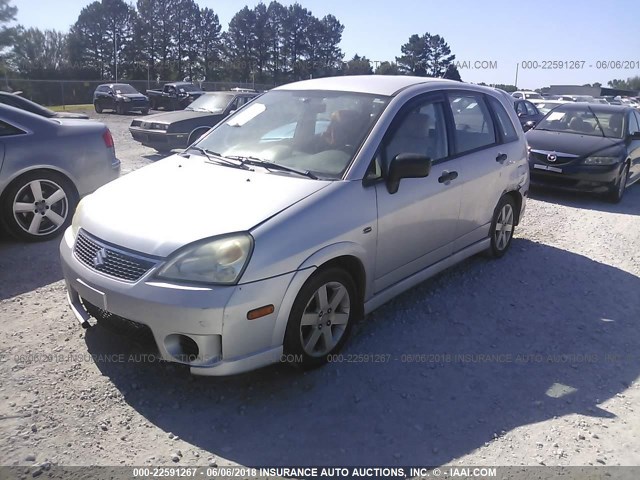 JS2RC62H865351860 - 2006 SUZUKI AERIO SILVER photo 2