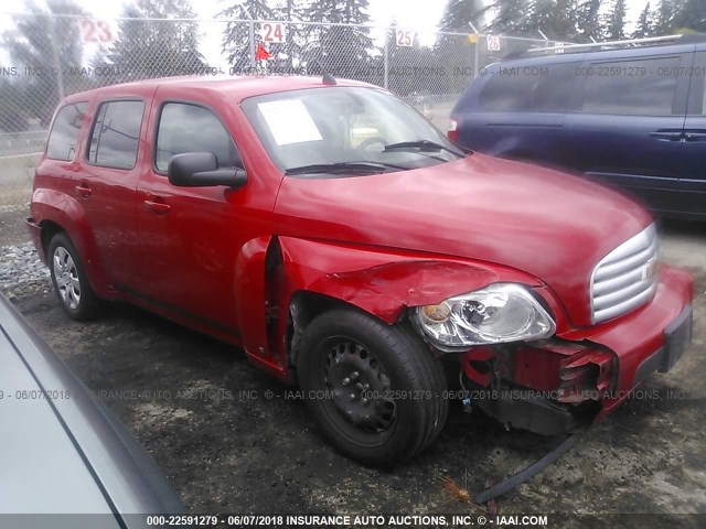 3GNCA13B09S634127 - 2009 CHEVROLET HHR LS RED photo 1