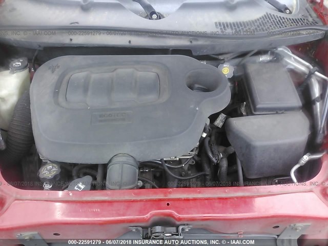 3GNCA13B09S634127 - 2009 CHEVROLET HHR LS RED photo 10