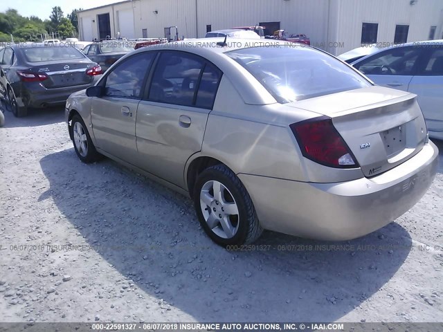 1G8AJ55F76Z132473 - 2006 SATURN ION LEVEL 2 Qızıl foto 3