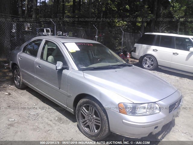 YV1RS592462556211 - 2006 VOLVO S60 2.5T SILVER photo 1