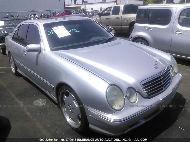 WDBJF70J91B378584 - 2001 MERCEDES-BENZ E 430 SILVER photo 1