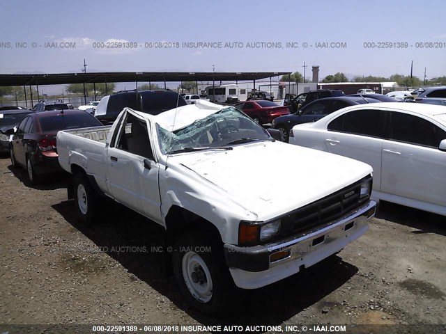 JT4RN63R8G0039970 - 1986 TOYOTA PICKUP RN63 STD WHITE photo 1