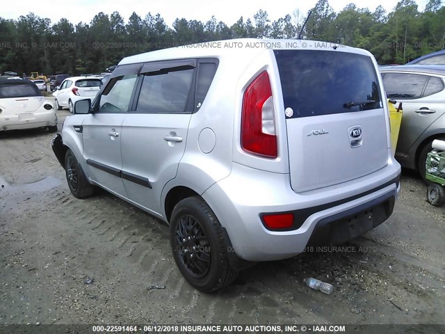 KNDJT2A51D7771355 - 2013 KIA SOUL SILVER photo 3