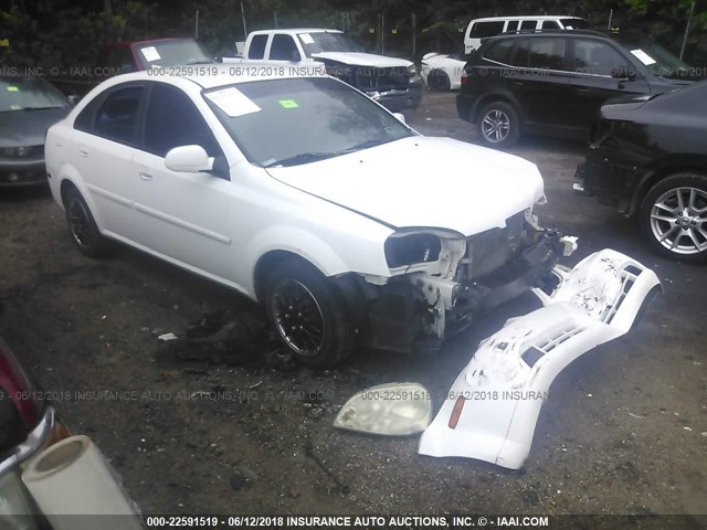 KL5JD56ZX5K162327 - 2005 SUZUKI FORENZA S WHITE photo 1