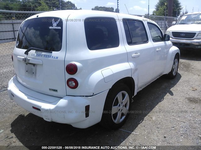 3GNBAAFW0BS539230 - 2011 CHEVROLET HHR LS თეთრი ფოტო 4