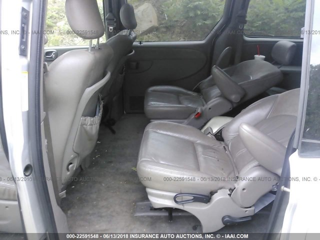 2C8GP64L33R148153 - 2003 CHRYSLER TOWN & COUNTRY LIMITED SILVER photo 8