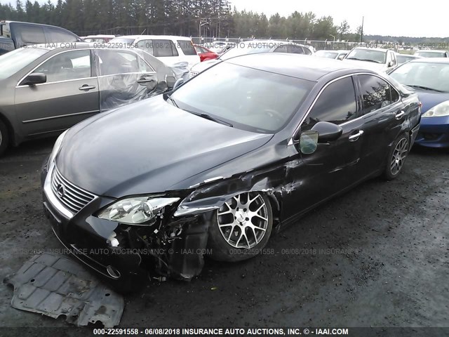 JTHBJ46G172143733 - 2007 LEXUS ES 350 GRAY photo 2