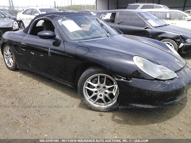 WP0CA298X3S620121 - 2003 PORSCHE BOXSTER BLACK photo 1