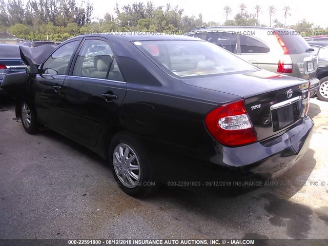 4T1BE32K54U840490 - 2004 TOYOTA CAMRY LE/XLE/SE 黑色 照片 3