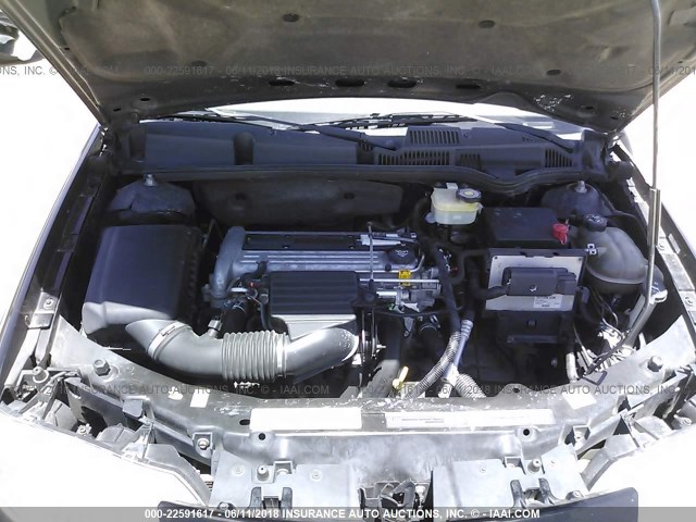 1G8AK52F23Z199494 - 2003 SATURN ION LEVEL 3 BLACK photo 10