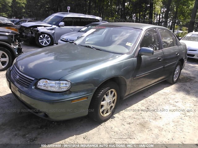 1G1NE52M4WY188948 - 1998 CHEVROLET MALIBU LS GREEN photo 2