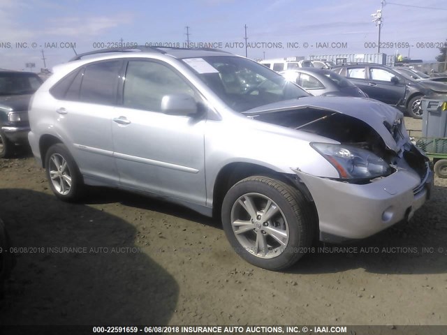 JTJHW31UX82065021 - 2008 LEXUS RX 400H SILVER photo 1