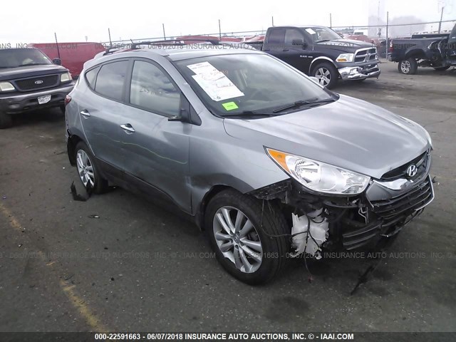 KM8JUCAC1CU541795 - 2012 HYUNDAI TUCSON GLS/LIMITED 银色 照片 1